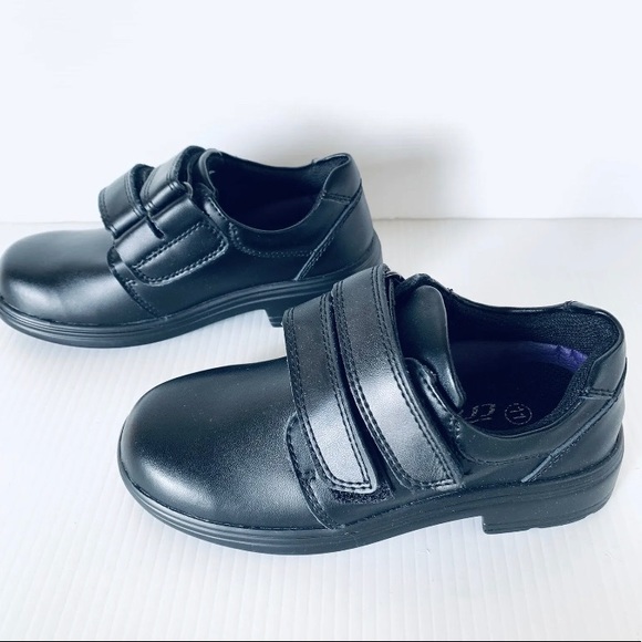 New Crane Black Leather School Shoes AU Size 11 (kids) - Picture 2 of 8